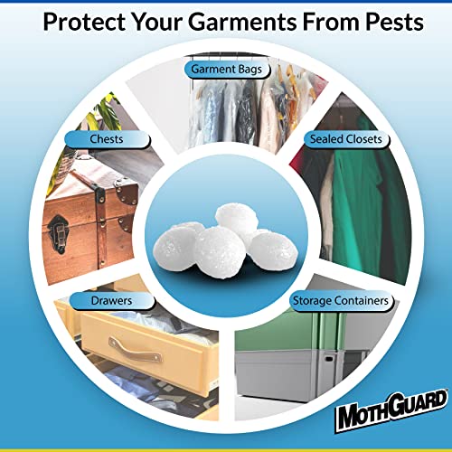 MothGuard MG53PK MG3 Old-Fashioned Cedar Scent, EPA Registered, 5Oz Box of Mothballs-Kills Moths, Carpet Beetles, Repellent Closet Clothes Protector, No Clinging Odor (3-Pack), White | The Storepaperoomates Retail Market - Fast Affordable Shopping