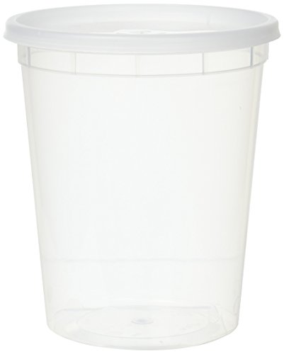 YW Plastic Soup Food Container with Lids (12), 32 oz, 12 Pack, Clear | The Storepaperoomates Retail Market - Fast Affordable Shopping