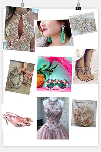 Sew On Rhinestones, Choupee 130PCS Sew On Glass Rhinestone Metal Back Prong Setting Sewing Claw Rhinestone Mixed Shapes for Costume, Clothes, Garments, Dress, Earring, Belt and Shoes | The Storepaperoomates Retail Market - Fast Affordable Shopping