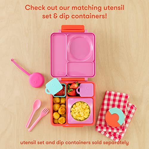 OmieBox Bento Box for Kids – Insulated Bento Lunch Box with Leak Proof Thermos Food Jar – 3 Compartments, Two Temperature Zones (Single) (Packaging May Vary) | The Storepaperoomates Retail Market - Fast Affordable Shopping