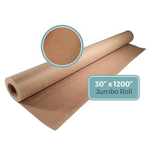 Note Card Cafe – Kraft Paper Roll, Wrapping Paper Roll, 30” x 1200” Paper Roll, Packing Paper Sheets, Brown, Jumbo Roll | The Storepaperoomates Retail Market - Fast Affordable Shopping