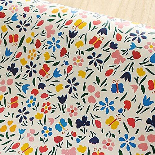SimpleLife4U Colorful Butterfly Floral Contact Paper Peel & Stick Shelf Liner 17.7 Inch By 9.8 Feet | The Storepaperoomates Retail Market - Fast Affordable Shopping