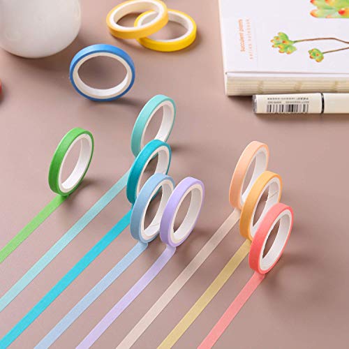 WAPETASHI Washi Masking Tape Set 60 Rolls 5mm (0.2 inch) Wide Decorative Craft Tape Collection for Scrapbook DIY Crafts Gift Wrapping Planners | The Storepaperoomates Retail Market - Fast Affordable Shopping