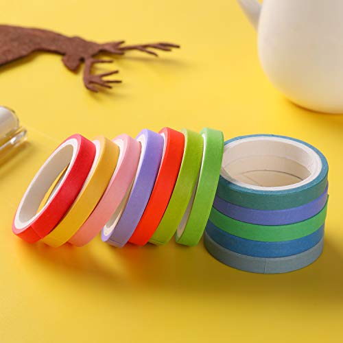 WAPETASHI Washi Masking Tape Set 60 Rolls 5mm (0.2 inch) Wide Decorative Craft Tape Collection for Scrapbook DIY Crafts Gift Wrapping Planners | The Storepaperoomates Retail Market - Fast Affordable Shopping