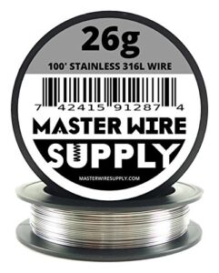Stainless Steel 316L – 100′ – 26 Gauge Wire