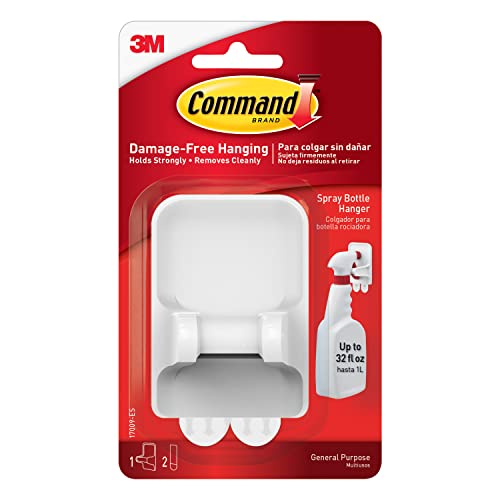 Command Spray Bottle Hanger with 2-Strips, 2-Pack, Organize Damage-Free | The Storepaperoomates Retail Market - Fast Affordable Shopping