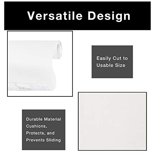 Smart Design Adhesive Shelf Liner – (18 Inch x 120 Feet) – Drawer Cabinet Paper – Kitchen [White] – Set of 6 – 120′ Total | The Storepaperoomates Retail Market - Fast Affordable Shopping