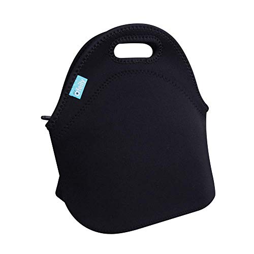 Lunch Tote, OFEILY Lunch boxes Lunch bags with Fine Neoprene Material Waterproof Picnic Lunch Bag Mom Bag (Black) | The Storepaperoomates Retail Market - Fast Affordable Shopping