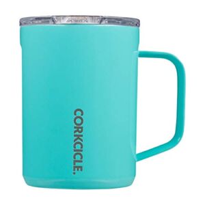 Corkcicle. Gloss Turquoise Mug, 1 EA