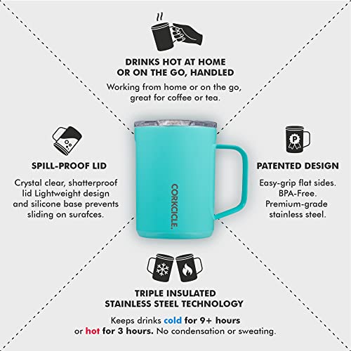 Corkcicle. Gloss Turquoise Mug, 1 EA | The Storepaperoomates Retail Market - Fast Affordable Shopping