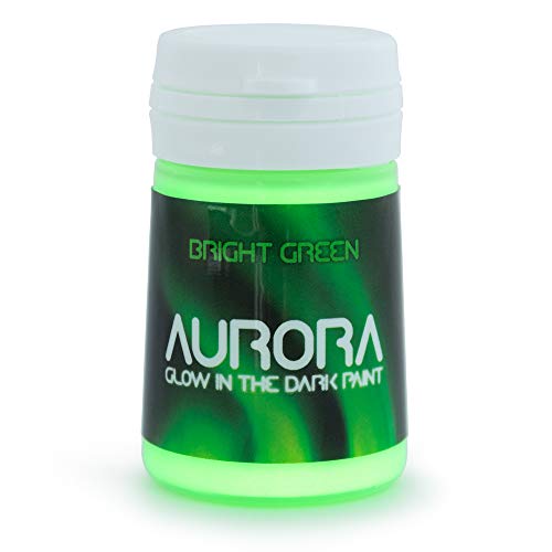 SpaceBeams Glow in the Dark Paint, 0.68 fl oz (20ml), Aurora Bright Green, Non-Toxic, Water Based | The Storepaperoomates Retail Market - Fast Affordable Shopping