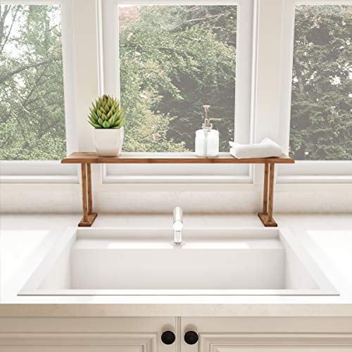 Lavish Home Bamboo Sink Shelf-Countertop Organizer for Kitchen, Bathroom, Bedroom, Office-Space Saving Storage for Soap, Sponges, Cleaners and More | The Storepaperoomates Retail Market - Fast Affordable Shopping