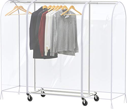 Simple Houseware Clear Garment Rack Cover | The Storepaperoomates Retail Market - Fast Affordable Shopping