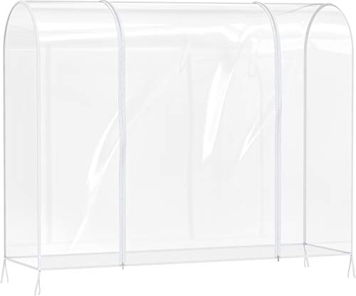 Simple Houseware Clear Garment Rack Cover | The Storepaperoomates Retail Market - Fast Affordable Shopping