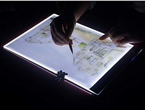 A4 Ultra-Thin Portable LED Light Box Tracer USB Power Cable Dimmable Brightness LED Artcraft Tracing Light Box Light Pad for Artists Drawing Sketching Animation Stencilling X-ray Viewing | The Storepaperoomates Retail Market - Fast Affordable Shopping