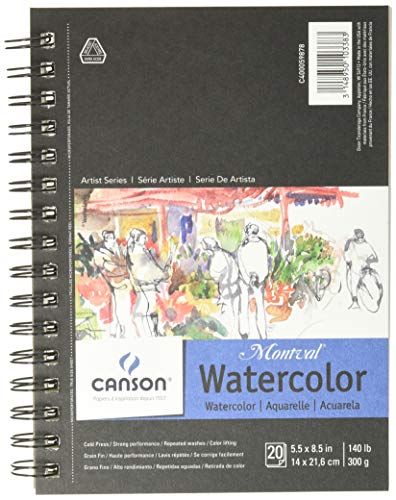 Canson Artist Series Watercolor Pad, 5.5″ x 8.5″ Side Wire | The Storepaperoomates Retail Market - Fast Affordable Shopping