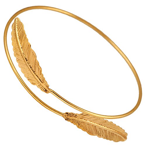 Brass bangle upper arm antique golden 90 mm two springs | The Storepaperoomates Retail Market - Fast Affordable Shopping
