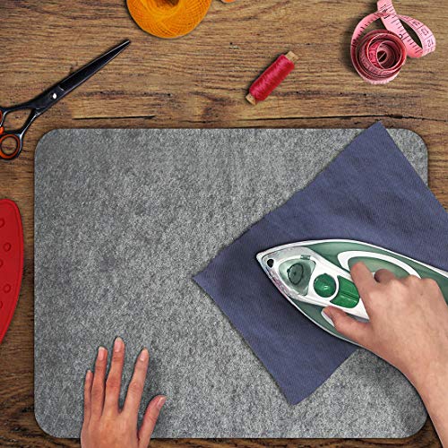 MOHOM 17″ x 13.5″ Wool Pressing Mat 100% New Zealand Felted Wool Ironing Mat Pad Blanket for Quilter, Sewing, Quilting Supplies and Notions | The Storepaperoomates Retail Market - Fast Affordable Shopping