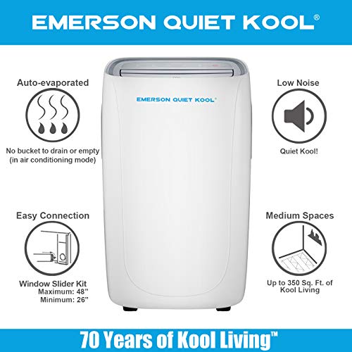 Emerson Quiet Kool EAPC14RD1 Portable Air conditioner – 350-sq.ft | The Storepaperoomates Retail Market - Fast Affordable Shopping