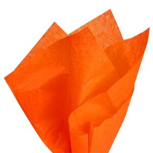 PMLAND Premium Quality Gift Wrapping Paper – Orange – 15 Inches X 20 Inches 100 Sheets
