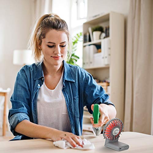 Mini Handheld Fan – Portable Neck Fan Mini Handheld – Small Portable Table Fan Folding Hands Free Necklace Fans for home/Travel/Office (Gray) | The Storepaperoomates Retail Market - Fast Affordable Shopping