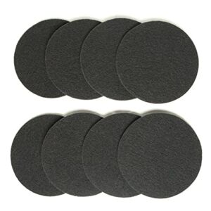 Compost Bin Filters Charcoal – Compost Filter 8 Pk – Charcoal Filters for Compost Bucket for Kitchen – Activated Charcoal Filter Sheets – Carbon Filters Compost Caddy – Compost Bin Charcoal Filters