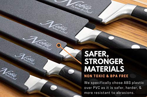 10-Piece Universal Knife Guards are Felt Lined, More Durable, BPA-Free, Gentle on Blades, and Long Lasting. Noble Home & Chef Knives Covers Are Non-Toxic and Abrasion Resistant! (Knives Not Included) | The Storepaperoomates Retail Market - Fast Affordable Shopping