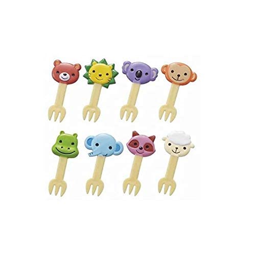 Torune 8 Piece Bento Decoration Food Picks Forks Cute Animal for Lunch Box | The Storepaperoomates Retail Market - Fast Affordable Shopping