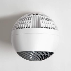 IRIS USA WOOZOO Oscillating Fan, Vortex Fan, Remote Equipped 4-in-1 Fan w/ Timer/ Multi Oscillation/ Air Circulator/ 5 Speed Settings, 82ft Max Air Distance, Medium, White