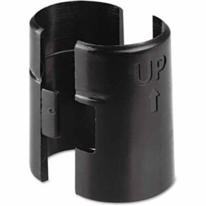 Alera Wire Shelving Shelf Lock clips, Black, 4-Pack