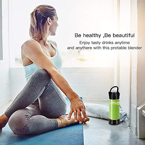 Portable Blender YouJiaBest 1.7 Cup with Easy Clean Glass Stainless Steel 6-Blade and Detachable Cup.USB Rechargeable Small Blender for Shakes and Smoothies | The Storepaperoomates Retail Market - Fast Affordable Shopping