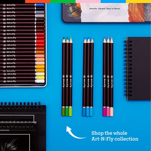 Oil Pastel Pencils for Artists 48 ct – Oil Based Colored Pencils – Drawing, Sketching and Adult Coloring – Soft Core Art Coloring Pencils Set with Skin Tone | The Storepaperoomates Retail Market - Fast Affordable Shopping