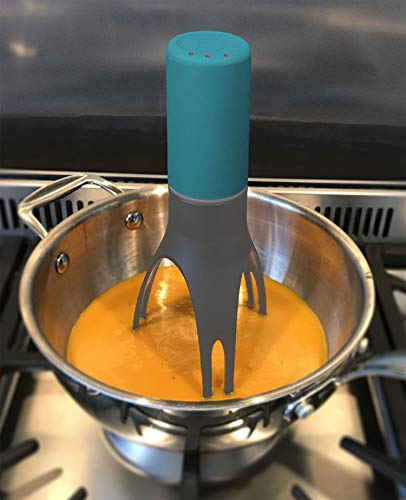 Uutensil Stirr – The Unique Automatic Pan Stirrer – With LED Speed Indicator, Teal | The Storepaperoomates Retail Market - Fast Affordable Shopping