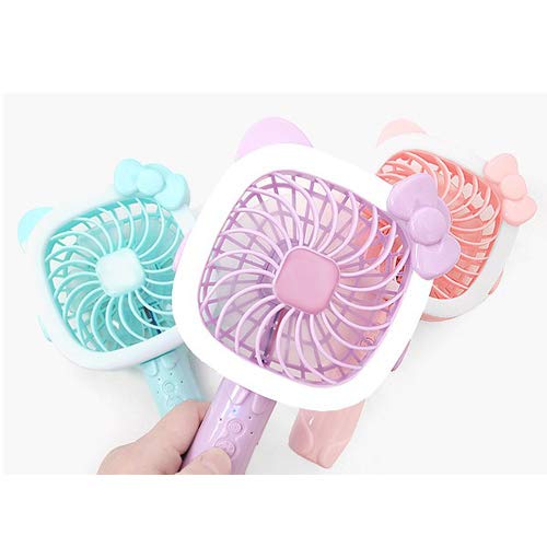 TRSUSA Rechargeable Portable Personal Handheld Fan – Mini Electric Trendy Cooling Breeze USB Charged Battery Operated Wind Speed Adjustable with LED Good for Kid to Carry Out Travel Outdoor – Purple | The Storepaperoomates Retail Market - Fast Affordable Shopping