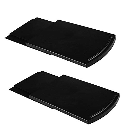 Kitchen Caddy Sliding Coffee Tray Mat, Under Cabinet Appliance Coffee Maker Toaster Countertop Storage Moving Slider – Base sliding shelf With Smooth Rolling Wheels, 2 Pack | The Storepaperoomates Retail Market - Fast Affordable Shopping