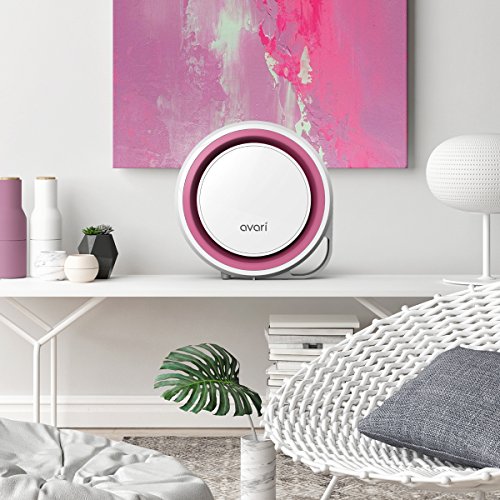 AVARI™ 525 Pink Desktop Personal Air Purifier for Filtering Personal Breathing Zone. Ultra Quiet Electro-Static Filters to 0.1 Micron | The Storepaperoomates Retail Market - Fast Affordable Shopping