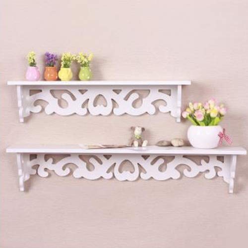 Gilroy Floating Wall Shelves Bookshelf White Wall Mounted Decorative Display Wall Shelf Storage Rack | The Storepaperoomates Retail Market - Fast Affordable Shopping