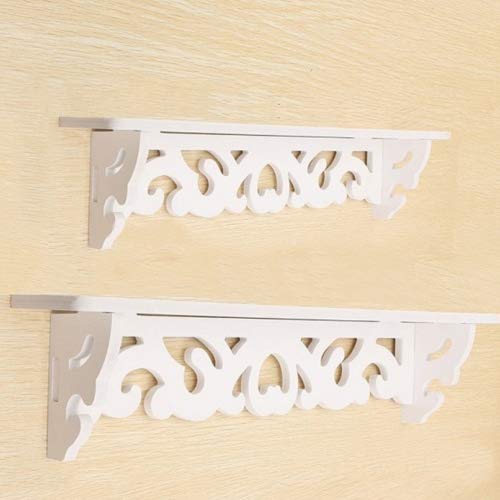 Gilroy Floating Wall Shelves Bookshelf White Wall Mounted Decorative Display Wall Shelf Storage Rack | The Storepaperoomates Retail Market - Fast Affordable Shopping