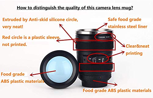 Chasing Y Camera Lens Coffee Mug,Camera Lens Mug,Fun Photo Coffee Mugs Stainless Steel Lens Mug Thermos Great Gifts for Photographers,Home Supplies,Friends,School Rewards | The Storepaperoomates Retail Market - Fast Affordable Shopping