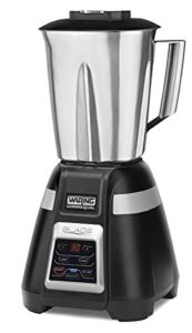 Waring Commercial BB340 Blade 1 HP Blender, 2-Speed Key Pad with Pulse and 99 Second Countdown Timer , 48 oz Stainless Steel Container, 120V, 5-15 Phase Plug