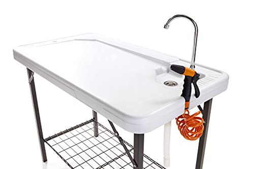 SEEK SKFT-48S Deluxe Cleaning Table, Large, White | The Storepaperoomates Retail Market - Fast Affordable Shopping