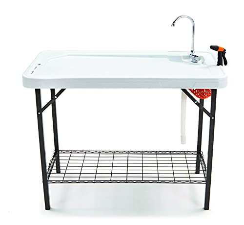 SEEK SKFT-48S Deluxe Cleaning Table, Large, White | The Storepaperoomates Retail Market - Fast Affordable Shopping