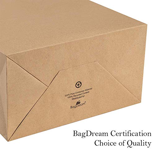 BagDream Kraft Paper Bags 5x3x8& 8×4.25×10& 10x5x13 25 Pcs Each, Gift Bags, Kraft Paper Gift Bags with Handles, Paper Shopping Bags, Retail Merchandise Bags, 100% Recyclable Paper Sack | The Storepaperoomates Retail Market - Fast Affordable Shopping
