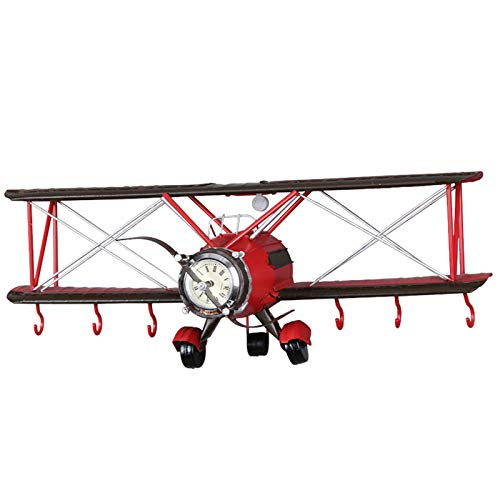 WINGOFFLY Sleves Wall Mounted Metal Floating Shelves Industrial Airplane Shaped Hanging Shelves Display Rack Storage, Red | The Storepaperoomates Retail Market - Fast Affordable Shopping