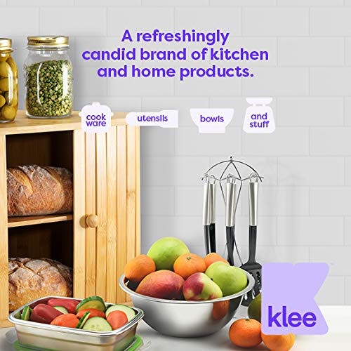 Klee Large Natural Bamboo Roll Top Wood Bread Box for Kitchen Countertop – Farmhouse Style Bread Boxes for Countertop NO ASSEMBLY Required | The Storepaperoomates Retail Market - Fast Affordable Shopping