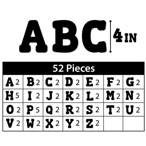 ArtSkills Paper Poster Letters and Numbers for Projects and Crafts, 4″ and 2.5″, Black, 150 Pieces | The Storepaperoomates Retail Market - Fast Affordable Shopping