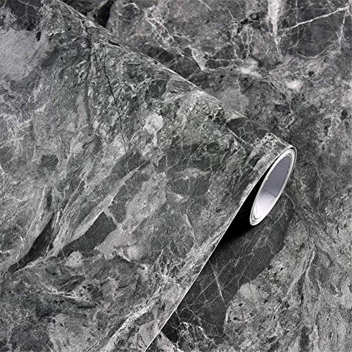 Cement Color Granite Look Marble Gloss Film Vinyl Self Adhesive Counter Top Peel and Stick Wall Decal 11.8”x79” (24″x78.7″) | The Storepaperoomates Retail Market - Fast Affordable Shopping