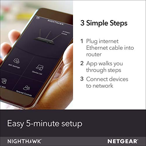 NETGEAR WiFi Router (R6080) – AC1000 Dual Band Wireless Speed (up to 1000 Mbps) | Up to 1000 sq ft Coverage & 15 devices | 4 x 10/100 Fast Ethernet ports | The Storepaperoomates Retail Market - Fast Affordable Shopping