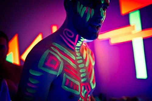 [6 Bottles, 1 oz. Each] Body Paint Glow Blacklight Reactive Neon Fluorescent Paint – Safe For Skin – Washable – Non-Toxic – Six Colors Kit | The Storepaperoomates Retail Market - Fast Affordable Shopping