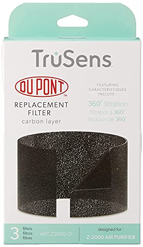 Leitz Dupont Carbon Layer Replacement TruSens Z-2000 Air Purifier, 3 Pack, One Size, Black | The Storepaperoomates Retail Market - Fast Affordable Shopping